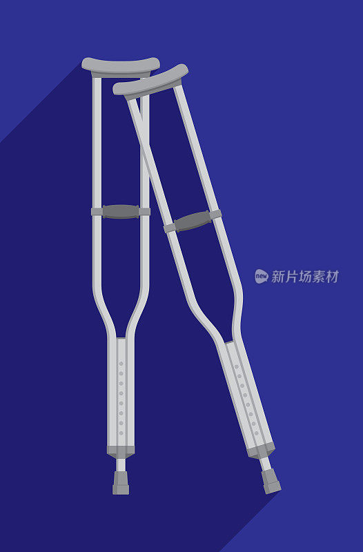 Crutches Flat